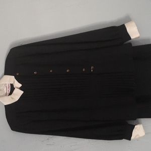 Jerri Sherman Black blazer and skirt